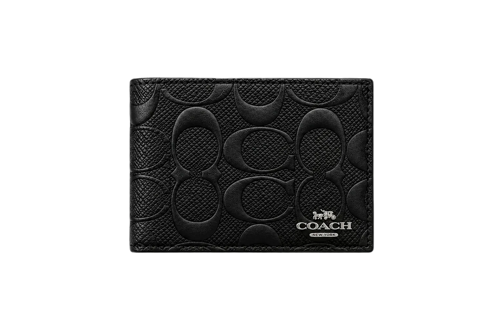 COACH SIGNATURE LEATHER WALLET