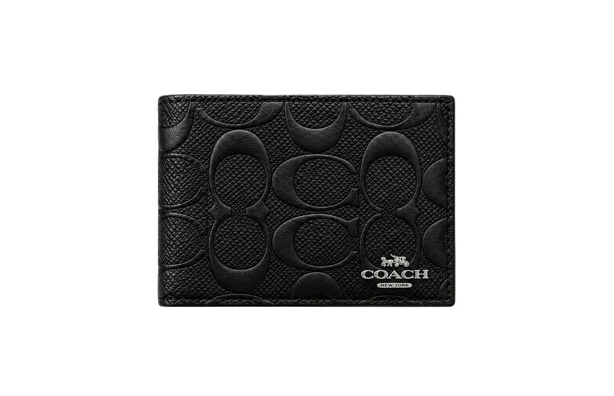 COACH SIGNATURE LEATHER WALLET