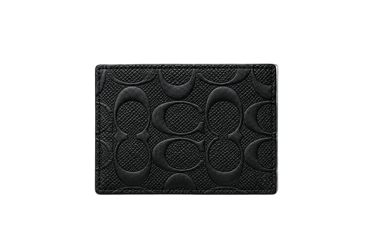 COACH SIGNATURE LEATHER WALLET