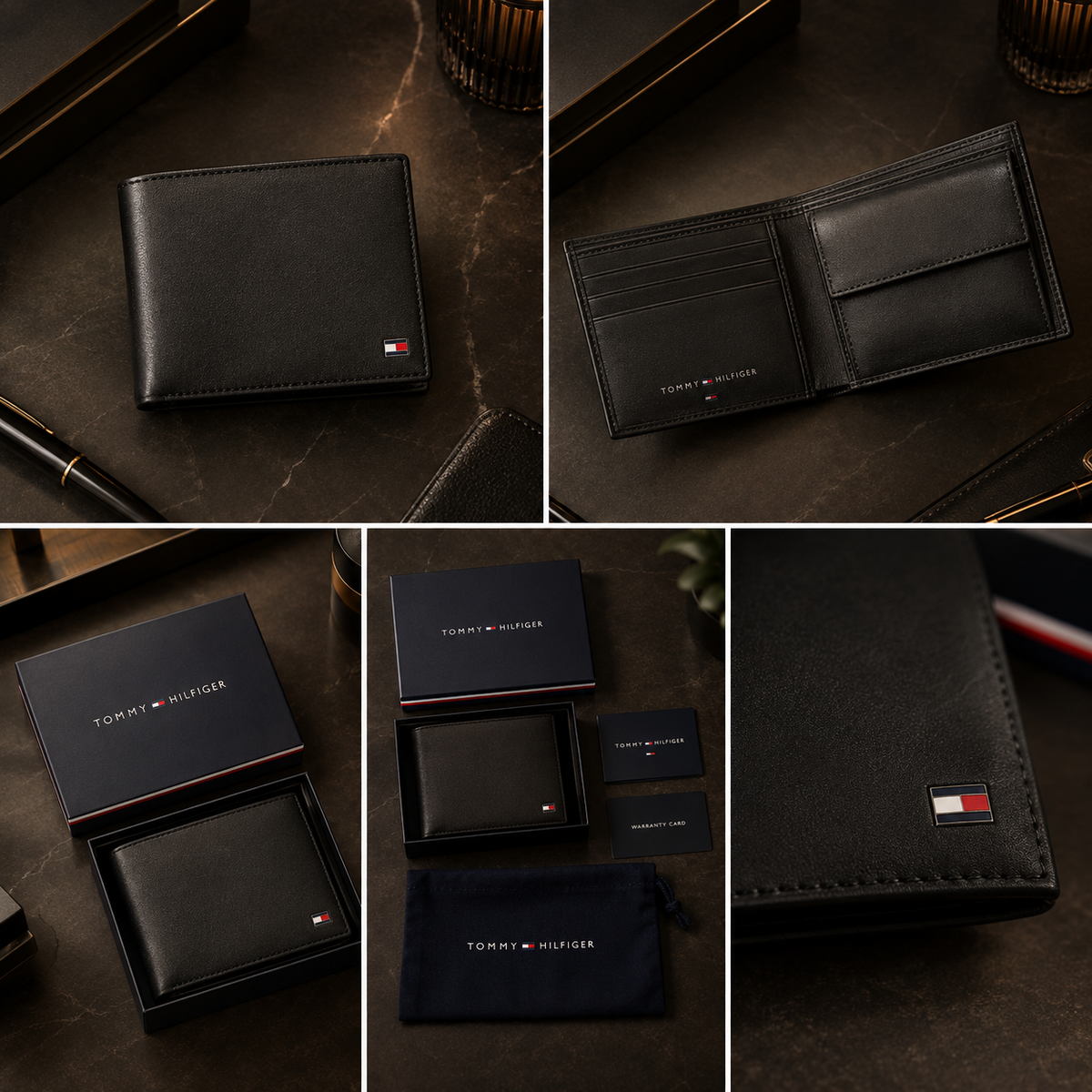 TOMMY HILFIGER WALLET - BLACK