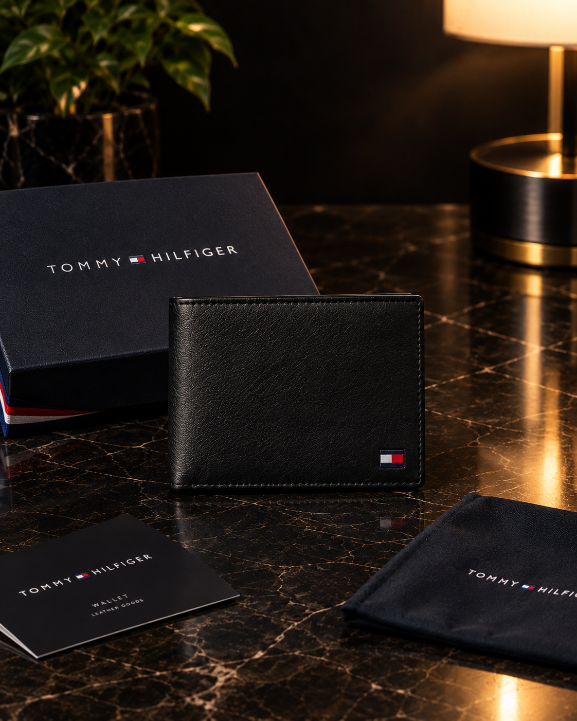 TOMMY HILFIGER WALLET - BLACK